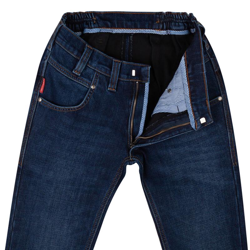 Stretch Denim Thermal Jeans 44