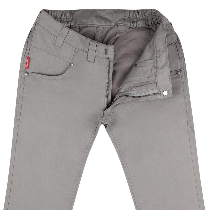 Slim-fit trousers in a linen blend 52