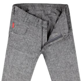 Slim-fit trousers made from pure linen 